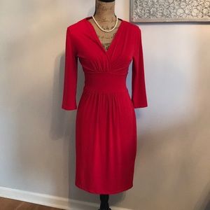 Beautiful Talbots red dress
